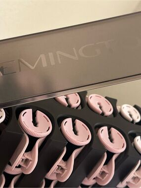 Remington Pink Clip-In Heated Hair Roller Set with Case